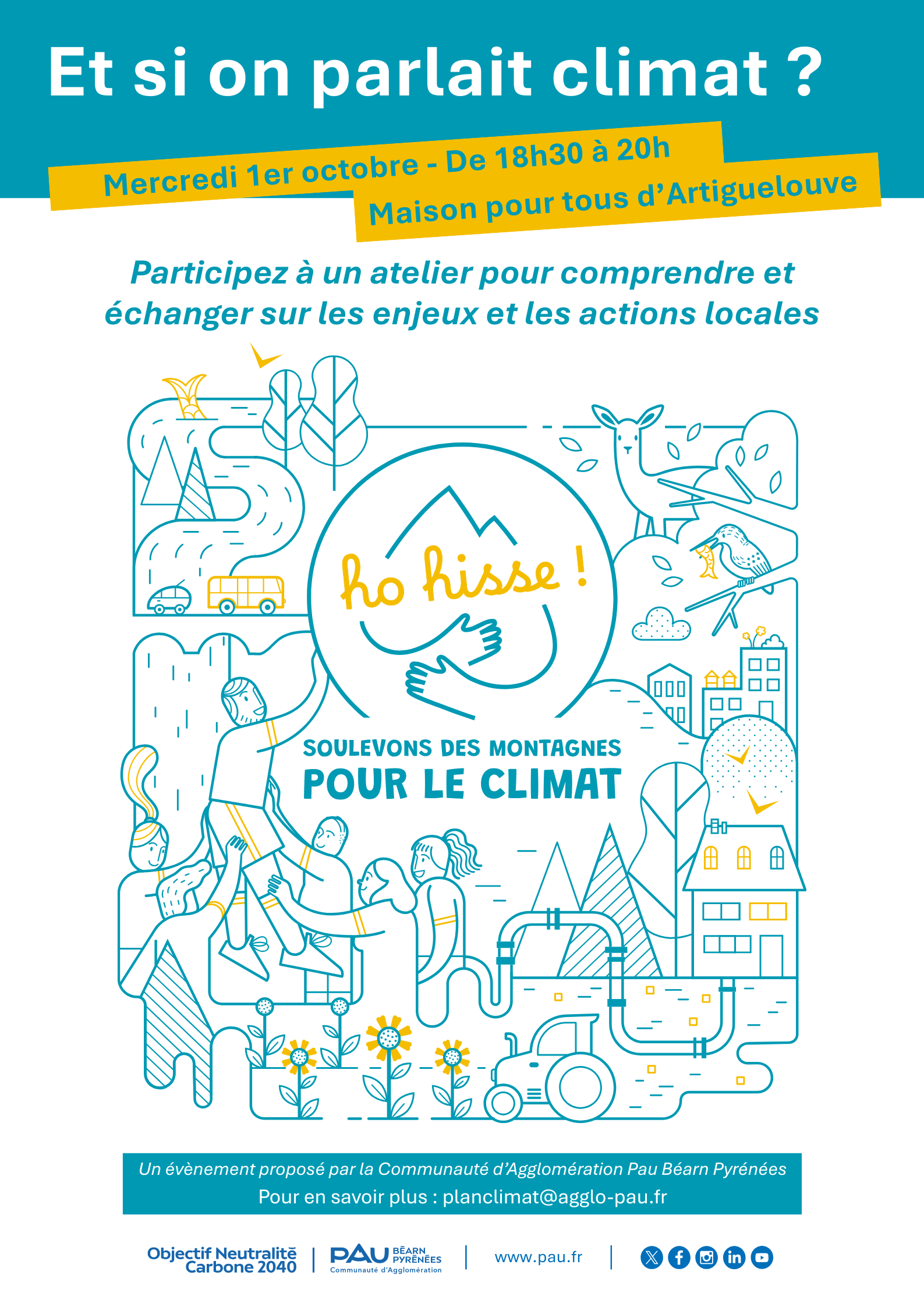 Affiche Et si on parlait climat
