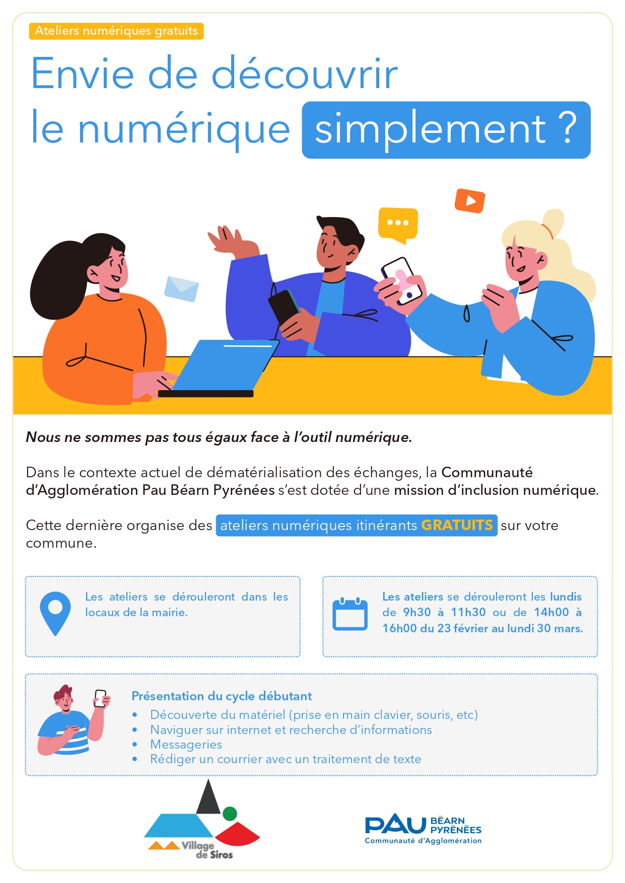 Affiche ateliers numériques SIROS 2026 page 0001