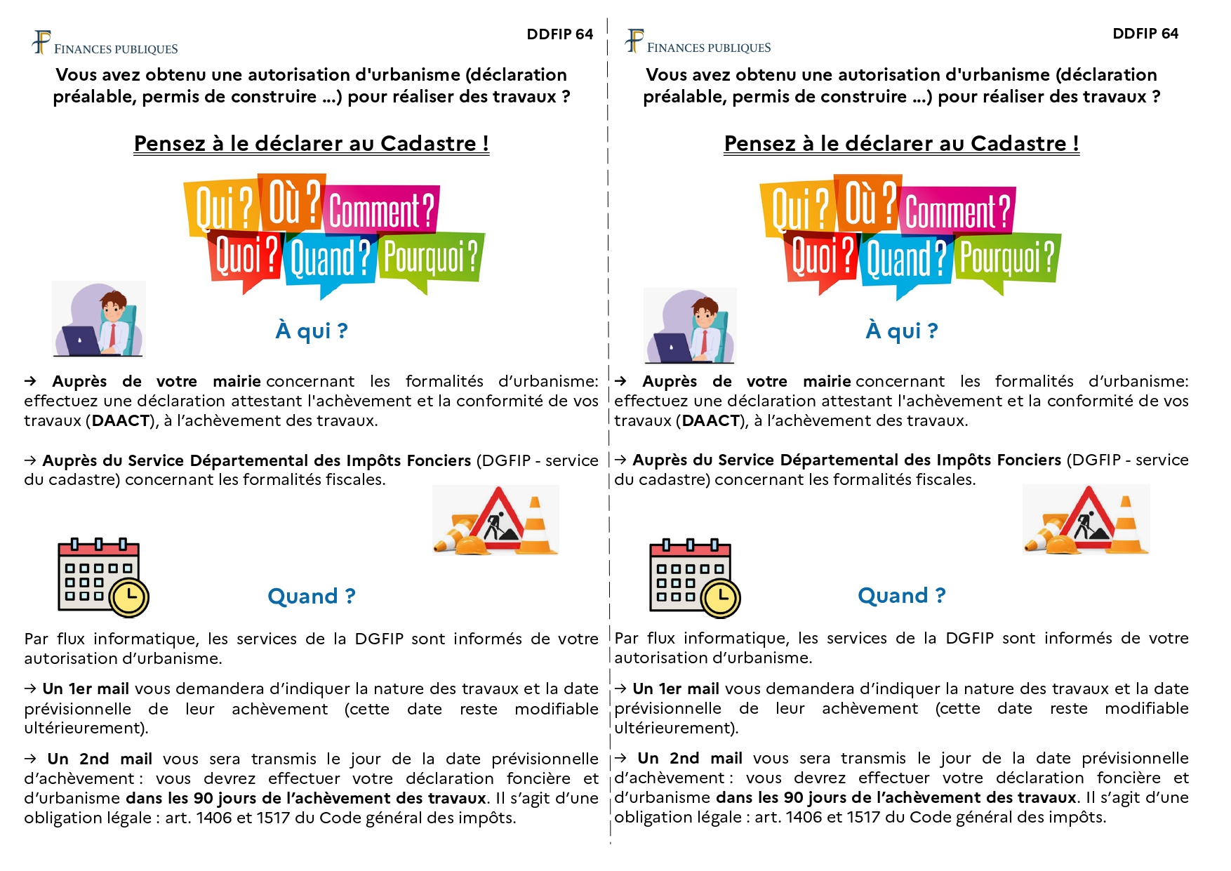 FLYER mairie travaux a declarer cadastre ddfip64 07 2025 page 0001