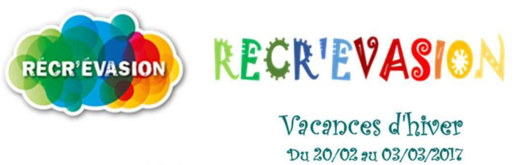 Logo Recrevasion Vacances Hiver 2017