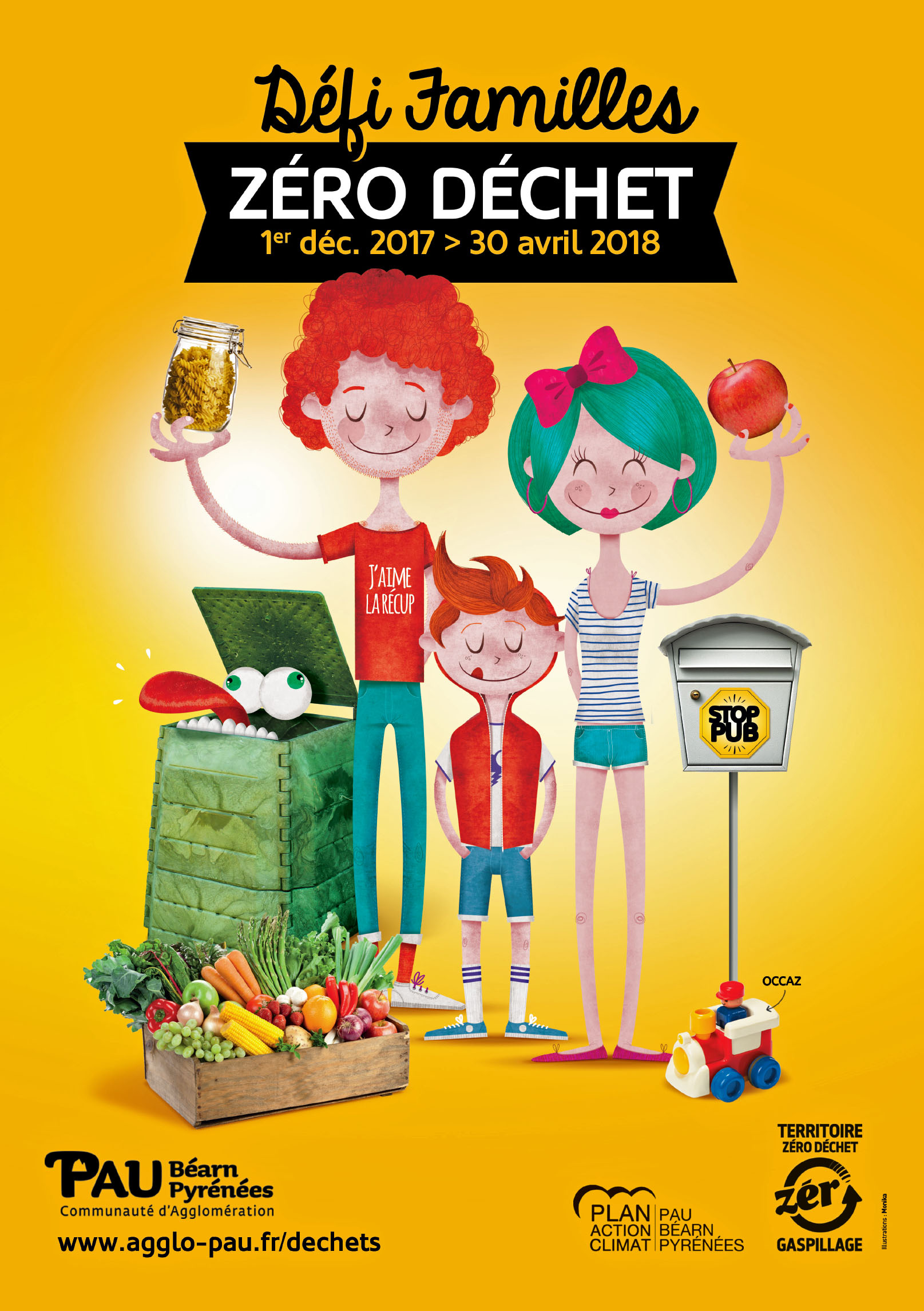 Defi Familles Zero dechets 2017 Flyer